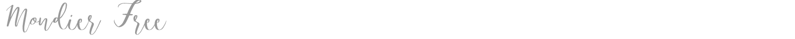 Mondier font preview
